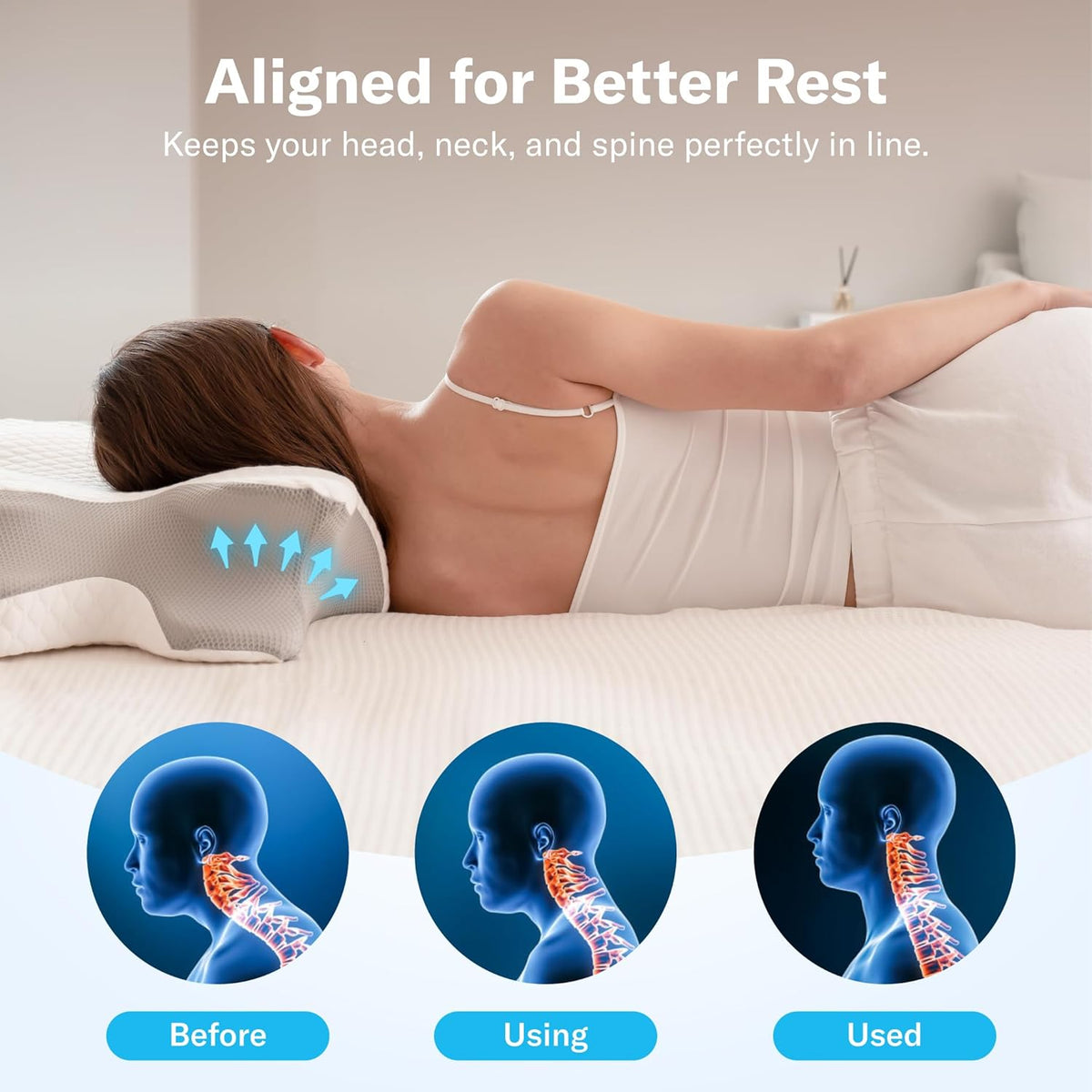 Elevate Sleep: Supportive Cervical Pillow